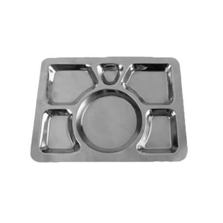 Thunder Group SLCST006 Compartment Tray 11-3/8" X 15-3/8" 6-wells