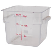 Stanton Trading PCS-6 - Food Storage Container, Square, 6 Qt.