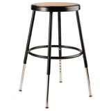 National Public Seating 6218H-10 NPS® Heavy Duty Steel Stool 19"-27" Height Adjustable