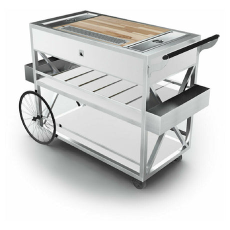 Forbes Industries F35-5523 Mixology Cart Santa Fe Executive 56"L X 28"W X 38"H