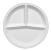 Bauscher Hepp 252424 - Dish, 3-compartment, 10-1/8" Dia.