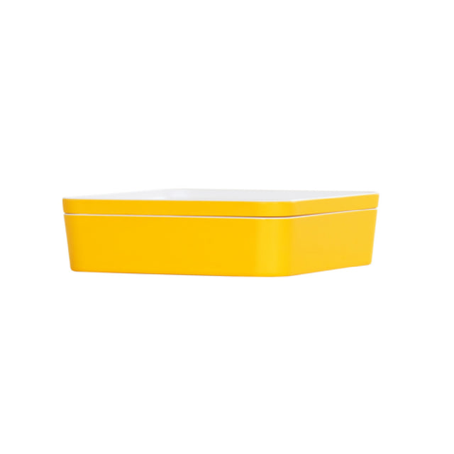 Cal Mil 24131-10-42 Bento Box 10.5"W X 10.5"D X 3"H Square