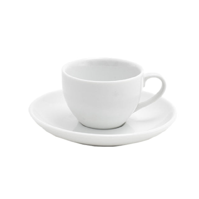 FOH DCS043WHP22 Seattle Cup And Saucer Set 2-1/2 Oz. 2-1/2" Dia. X 1-3/4"H Cup