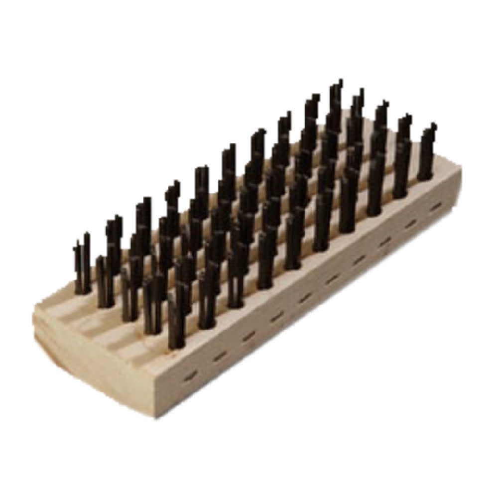 Carlisle 4578100 Carlisle Butcher Block Brush 7-3/4"L X 2-5/8"W 1-1/4"H Tempered Steel Wire Bristle Trim