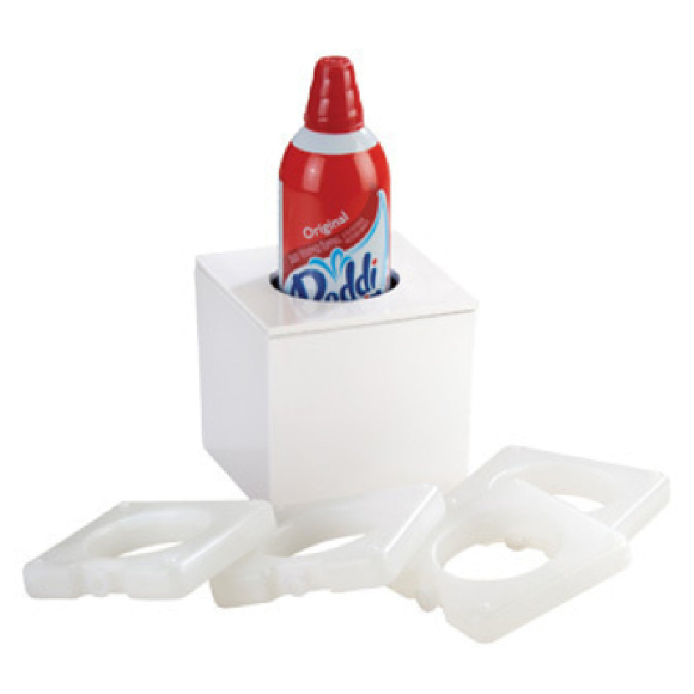 Cal Mil 3399 Whipped Cream Cooler 5"W X 5"D X 4-3/4"H Square