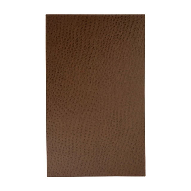 Risch CH-2V 8.5X14 Chesterfield Padded Ostrich Texture Faux-leather Menu Cover (specify Color)