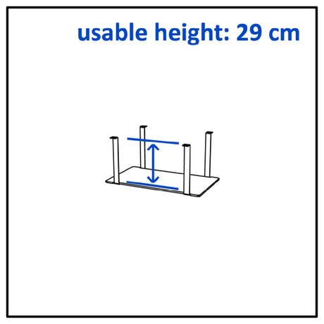 Bauscher Hepp VE-50007 - Venta® Shelf, To Create Storage Space Under A Buffet Table