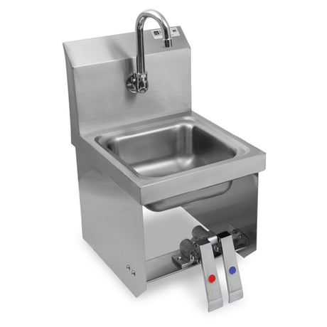 John Boos PBHS-W-0909-KV2MB Pro-Bowl Hand Sink Wall Mount 9"W X 9" Front-to-back X 5" Deep Bowl