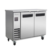 Blue Air BLNBB-48S-HC - Back Bar Cooler, Narrow Depth, Two-section