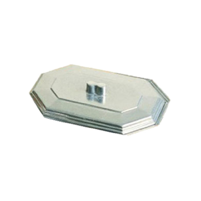 Bon Chef 5068CPWHT Cover For 2 Qt. Octagonal Bouillabaisse Dish Aluminum With Ceramic-look Coating