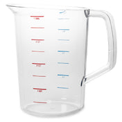 Rubbermaid FG321800CLR - Bouncer® Measuring Cup, 4 Quart - 40°F/-40°C To 212° F/100°C Temperature Range