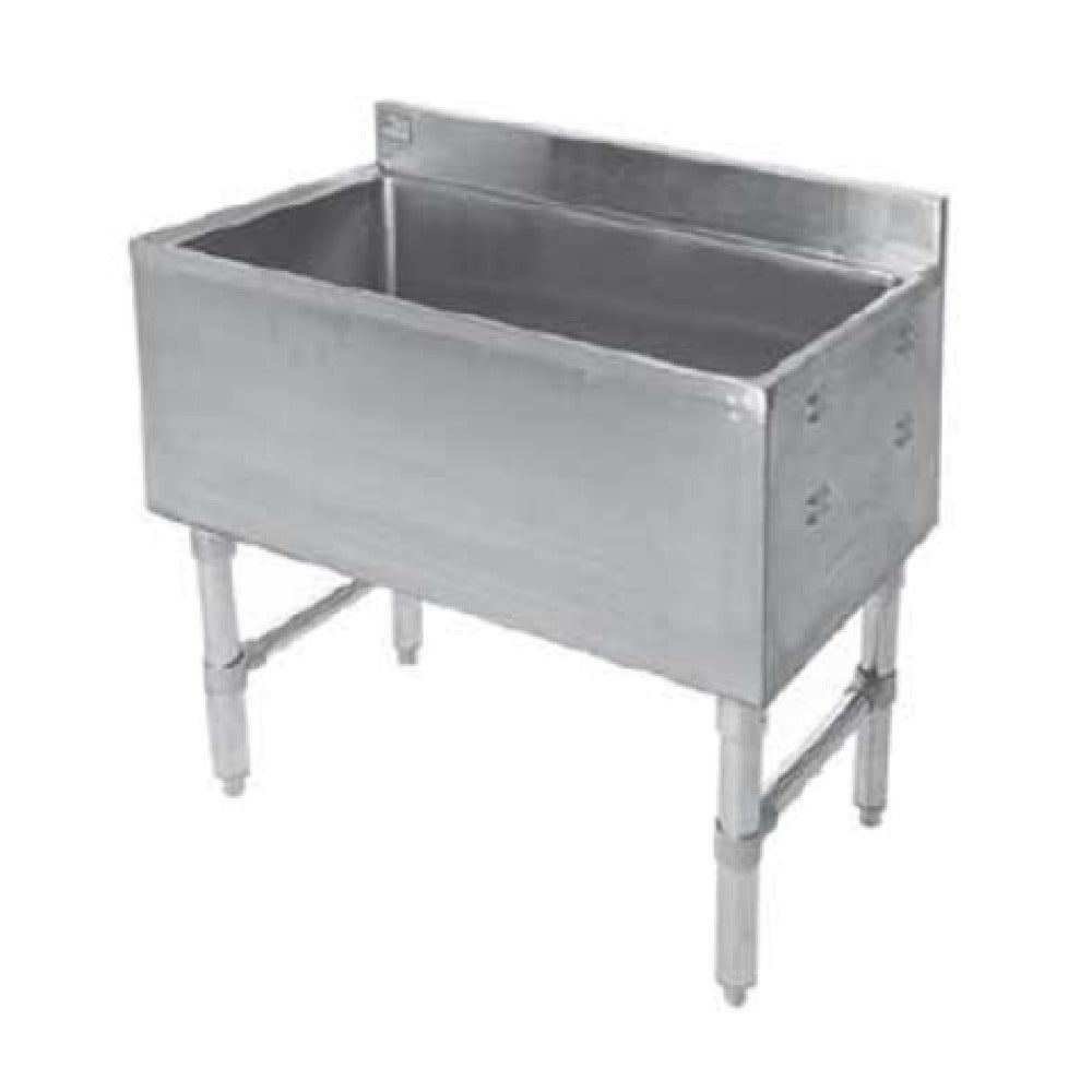 Klinger's Trading IC1836 Underbar Ice Chest 36"W X 18"D X 29"H 18/304 Stainless Steel Construction