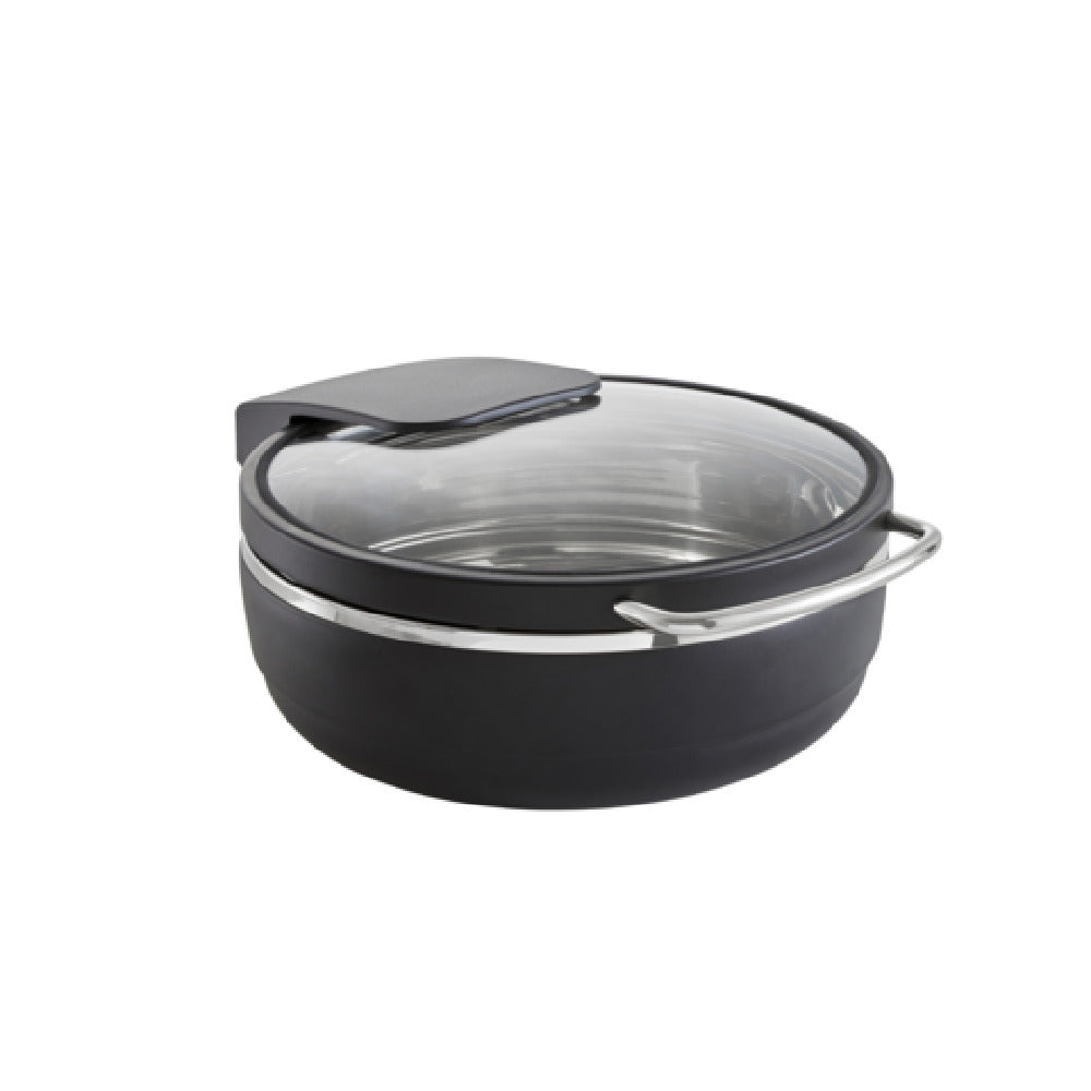 Bauscher Hepp 57.0001.9100 - Induction Plus Chafing Dish, Round, Black/silver