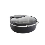 Bauscher Hepp 57.0001.9100 - Induction Plus Chafing Dish, Round, Black/silver