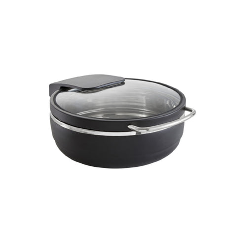 Bauscher Hepp 57.0001.9100 - Induction Plus Chafing Dish, Round, Black/silver