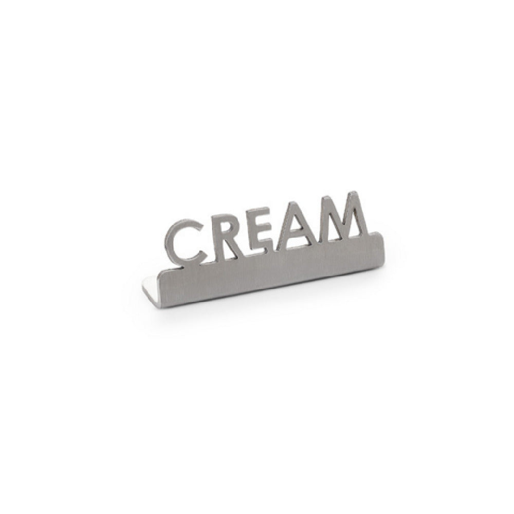 American Metalcraft MSSCR2 - Mini Laser Cut Sign, 0.6"W X 2.1"D X 0.7"H, Stainless Steel