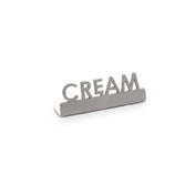 American Metalcraft MSSCR2 - Mini Laser Cut Sign, 0.6"W X 2.1"D X 0.7"H, Stainless Steel