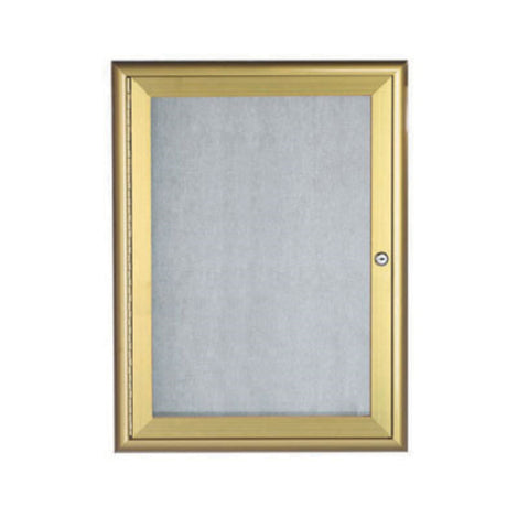 Aarco OWFC3624G Waterfall Bulletin Board 24"W X 36"H Enclosed