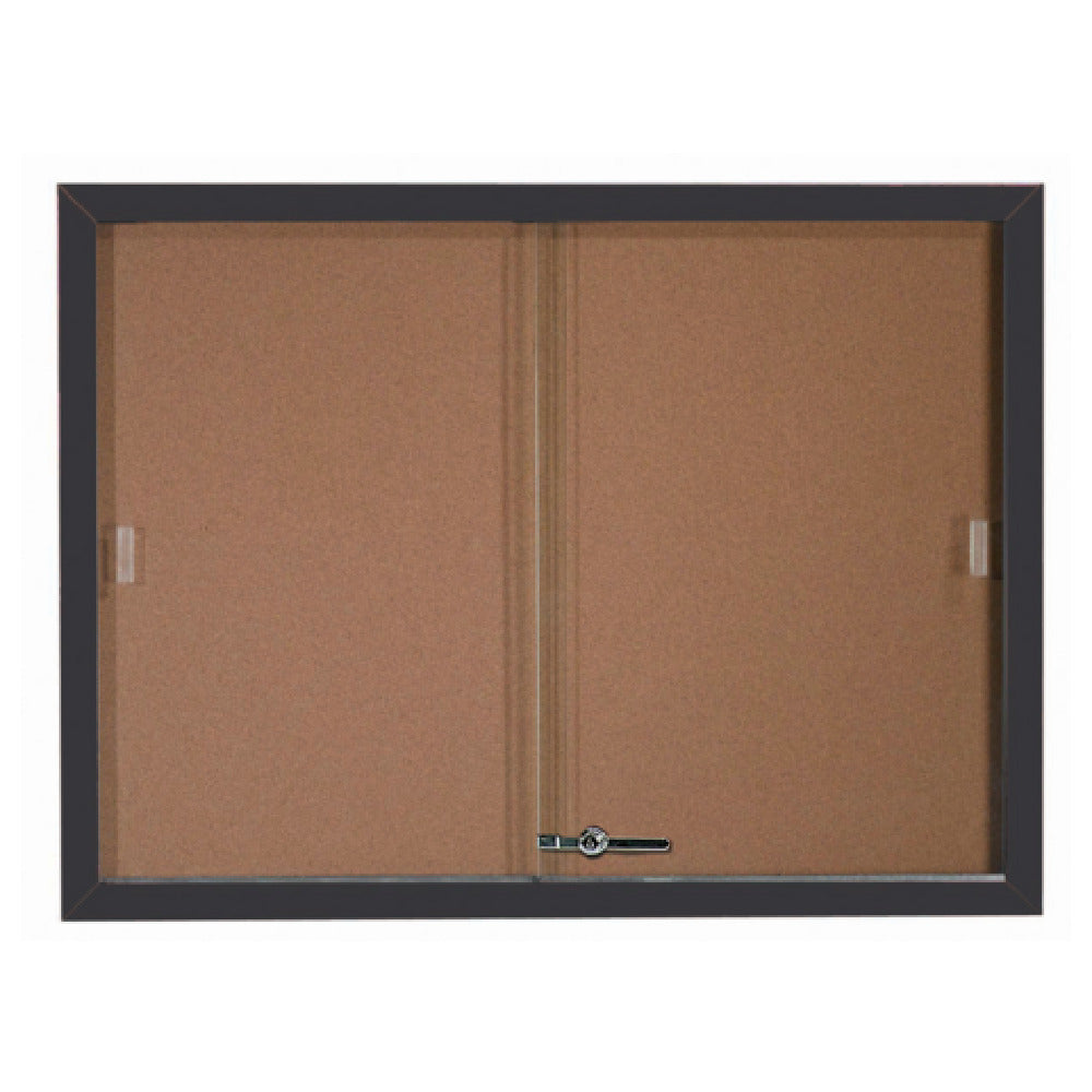 Aarco SBC3648BA Bulletin Board 48"W X 36"H Enclosed