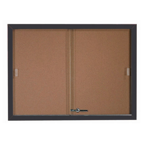 Aarco SBC3648BA Bulletin Board 48"W X 36"H Enclosed