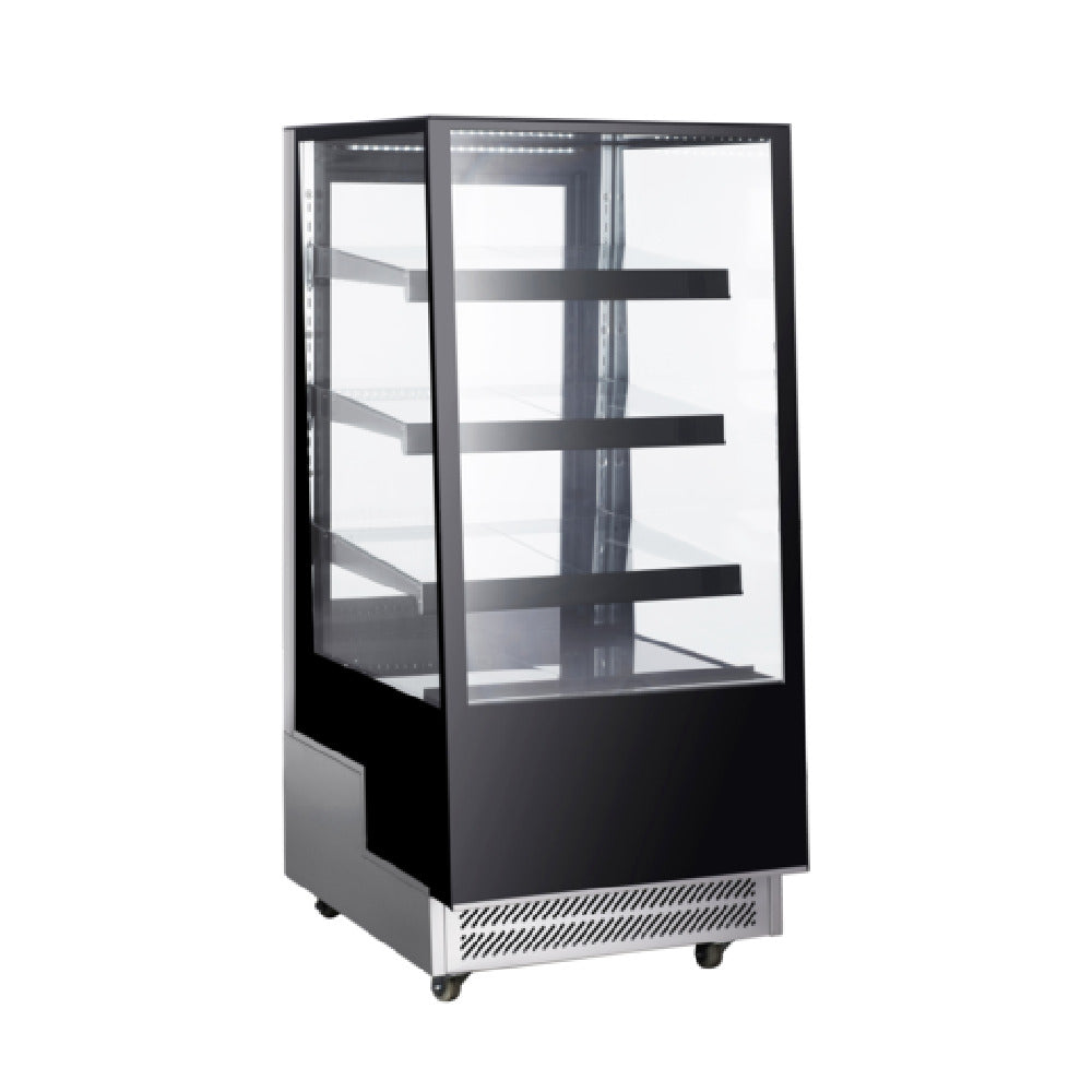 Admiral Craft BDDRF-350 Black Diamond Refrigerated Display Case Floor Standing