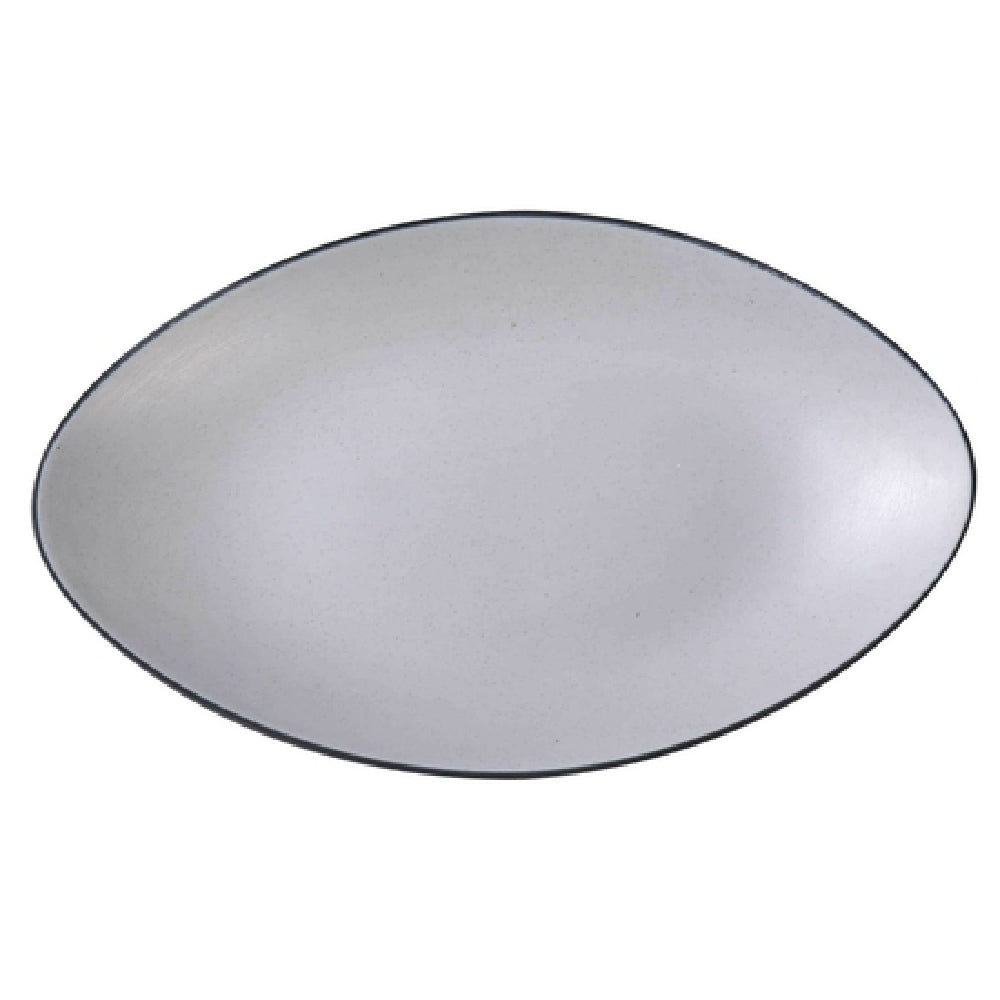 Yanco BM-211 Birmingham Plate 11-1/2"L X 7"W X 1-1/4"H Oval