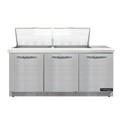 Continental Refrigerator D72N24M-FB Designer Line Mighty Top Sandwich Unit Front Breather