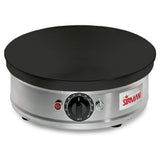 SIRMAN CREPIERA - (34A9201008SI) Crepe Maker, Electric, 13-3/4" Dia. Chromium-coated Cast Iron Cooking Surface