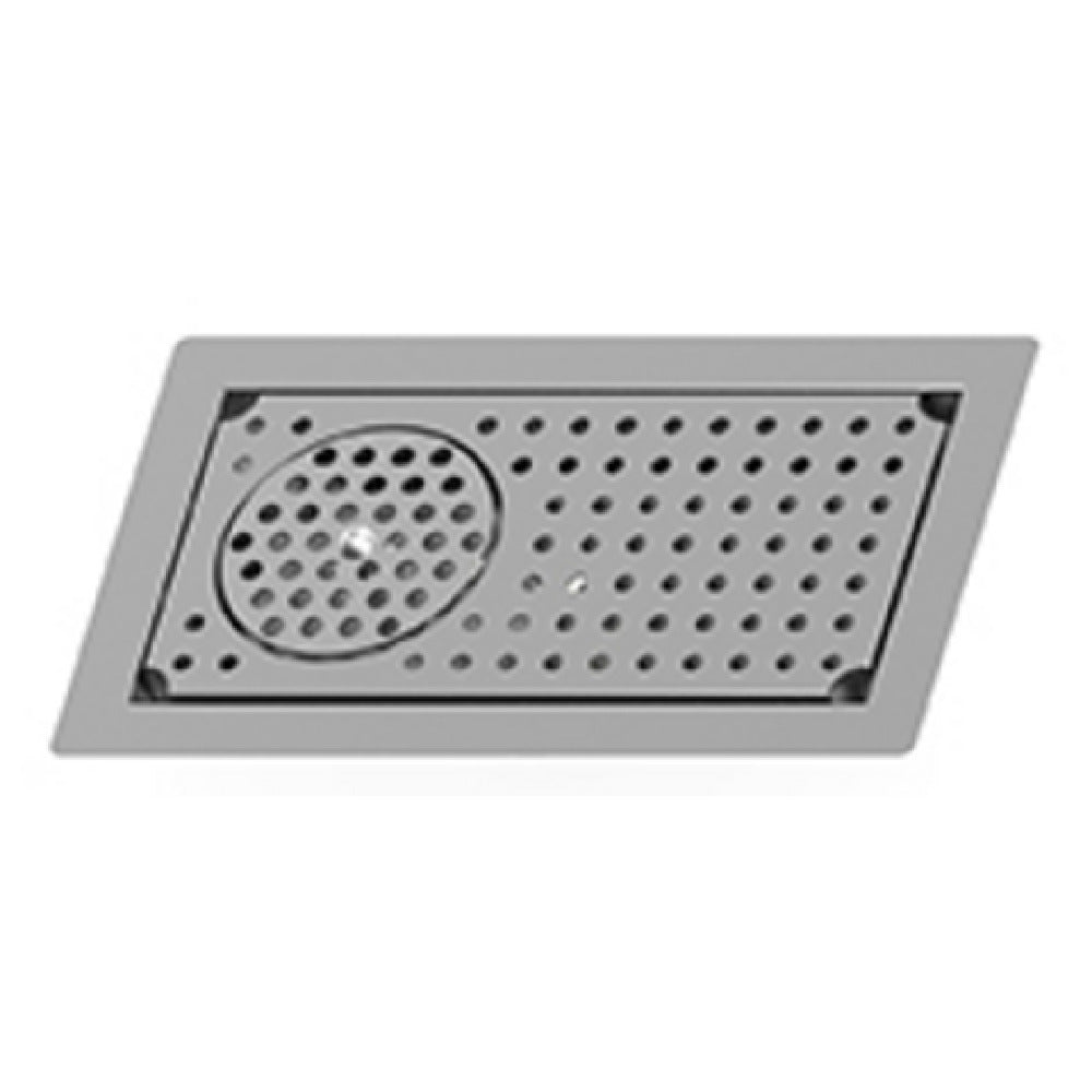 Eagle DIGRT-12 Eagle Spec-Bar® Drop-In Glass Rinser Trough Heavy Gauge Type 300 Stainless Drain Trough