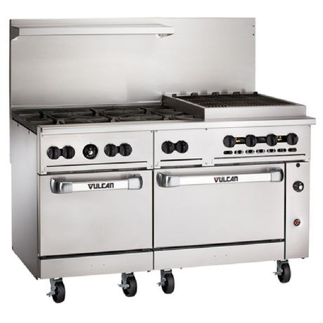 Vulcan 60SC-6B24CBN Endurance™ Restaurant Range Natural Gas 60"