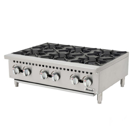 Migali C-HP-6B-36-IB_LP - Counter-top Hot Plate, 36"W, (6) Burners