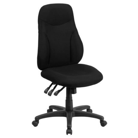 Flash Furniture BT-90297H-GG Ergonomic Swivel Task Chair 42" To 47-1/4" Adjustable Height