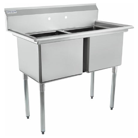 Empura Stainless ESD21818 Sink (2) Compartment Standard Duty