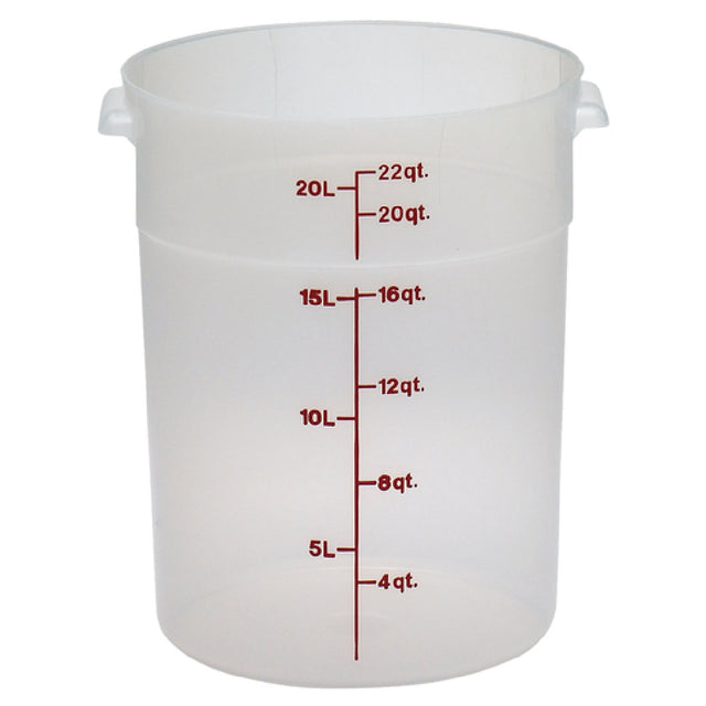 Cambro RFS22PP190 Storage Container Round 22 Qt.