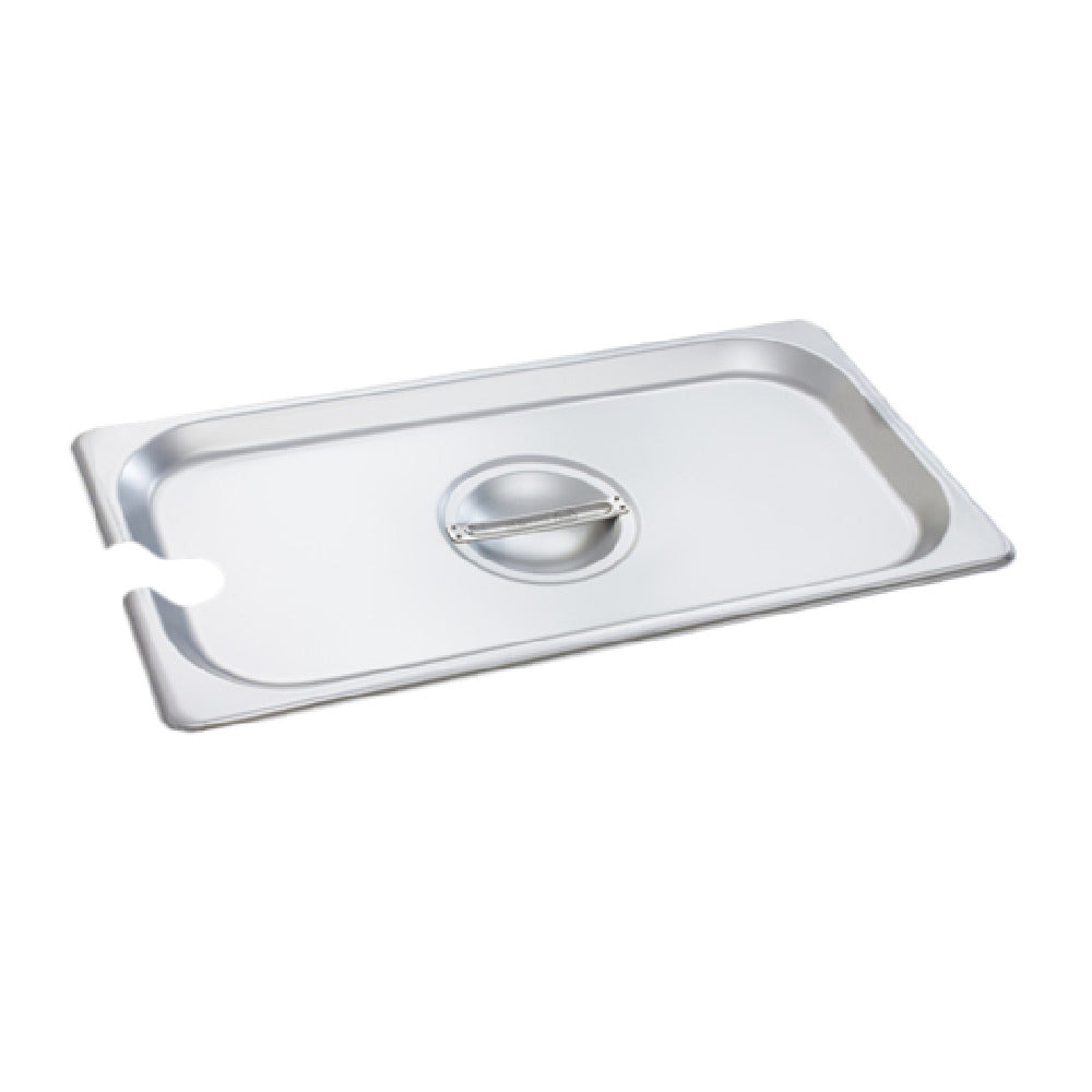 Crestware 5130S Steam Table/Holding Pan Cover 1/3 Size Notched