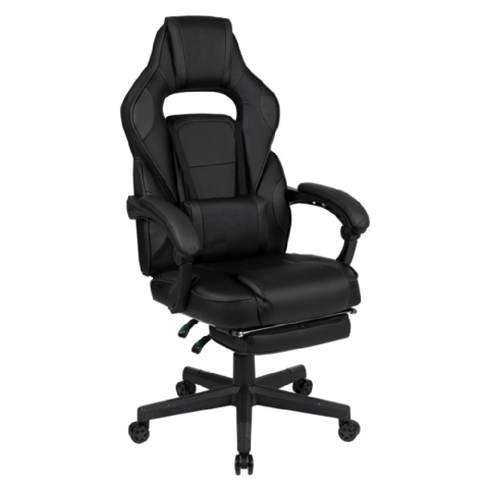 Flash Furniture CH-00288-BK-BK-GG X40 Gaming Chair 280 Lb. Weight Capacity LeatherSoft Upholstery