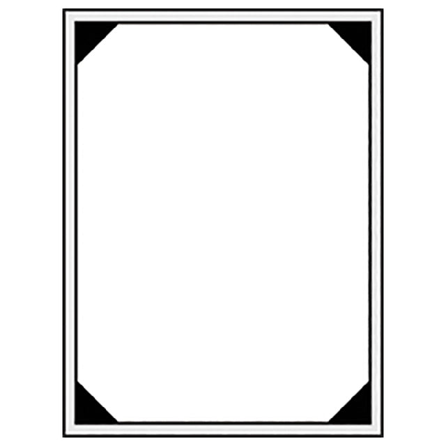 Risch WOOD-1V 4.25X11 Authentic Wood Menu Cover (specify Color) 4-1/4" X 11" Single