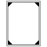 Risch SHERWOOD-1V 5.5X8.5 Sherwood Hardback Faux-wood Menu Cover (specify Color)