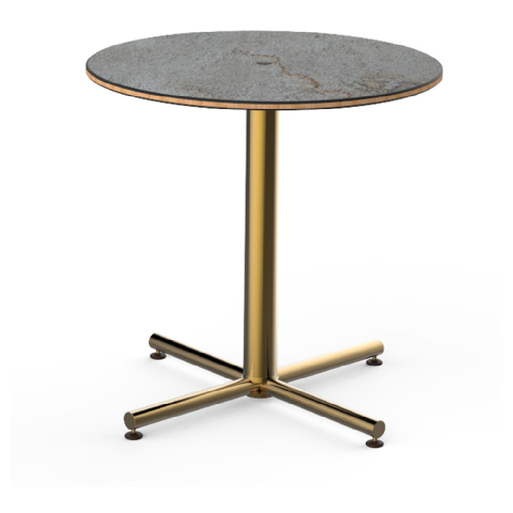 Steelite MGCPRR01GBXX Mogogo Buffet Solutions Bistro Table 30" Dia. X 29" H Round