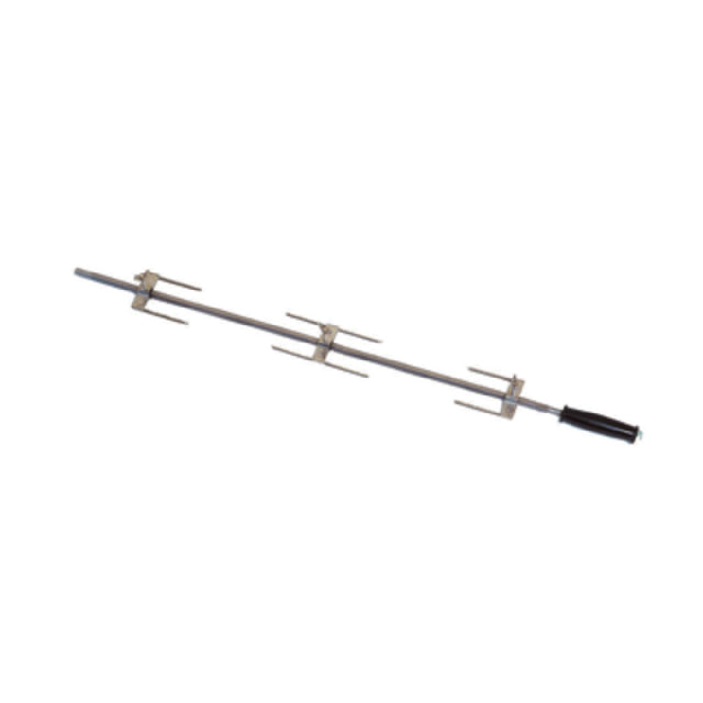 Rotisol BP1175 Traditional Chicken Spit 1 Double And 2 Single Prongs For FauxFlame 1175's