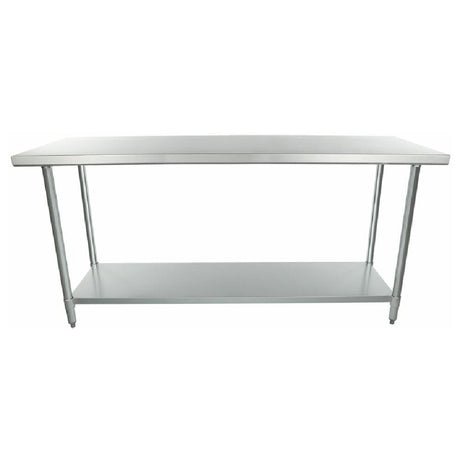 Empura Stainless WT2472 Empura STANDARD DUTY Work Table 24" X 72" No Backsplash