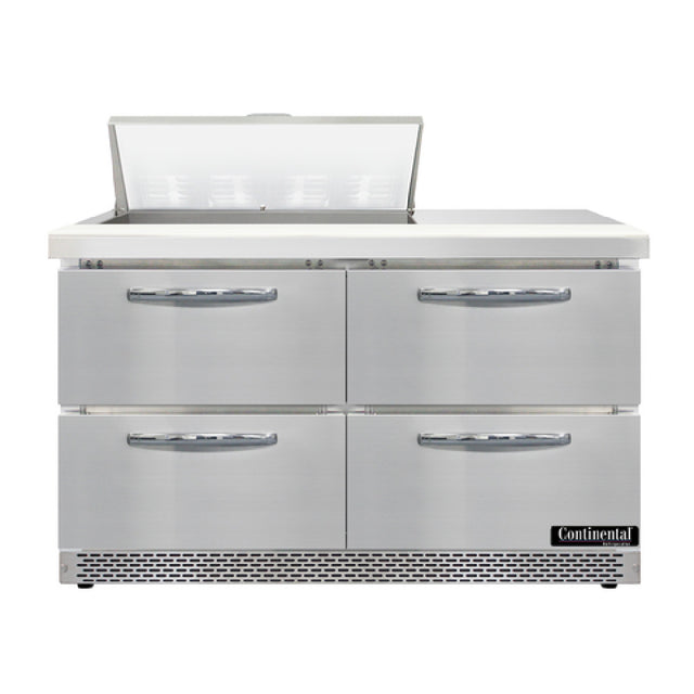 Continental Refrigerator D48N8-FB-D Designer Line Sandwich Unit Front Breather