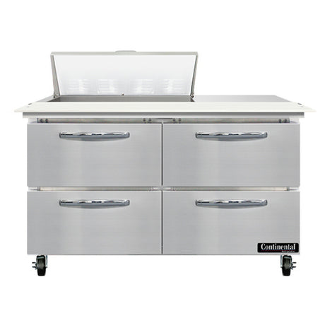 Continental Refrigerator SW48N8C-D Sandwich Unit 48"W 13.4 Cu Ft Capacity