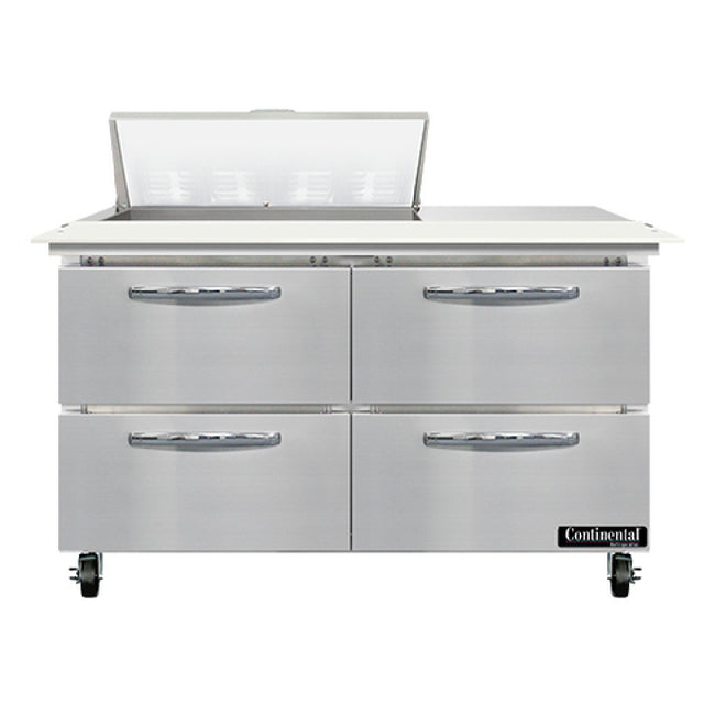 Continental Refrigerator SW48N8C-D Sandwich Unit 48"W 13.4 Cu Ft Capacity