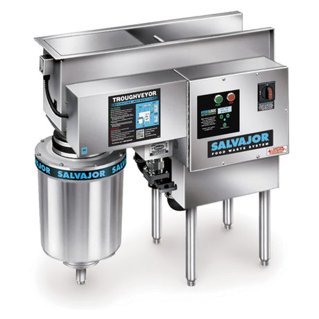 Salvajor 300-TVL_208/60/3 TroughVeyor Food Waste Conveying & Disposing System With Water Recirculation