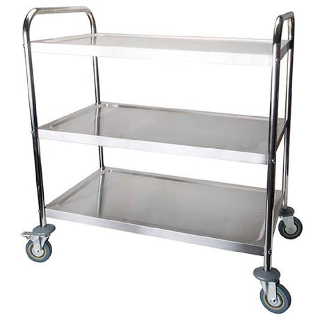 Franklin Machine Products 280-2212 Cart Utility (3-Shelf Stainless Steel)