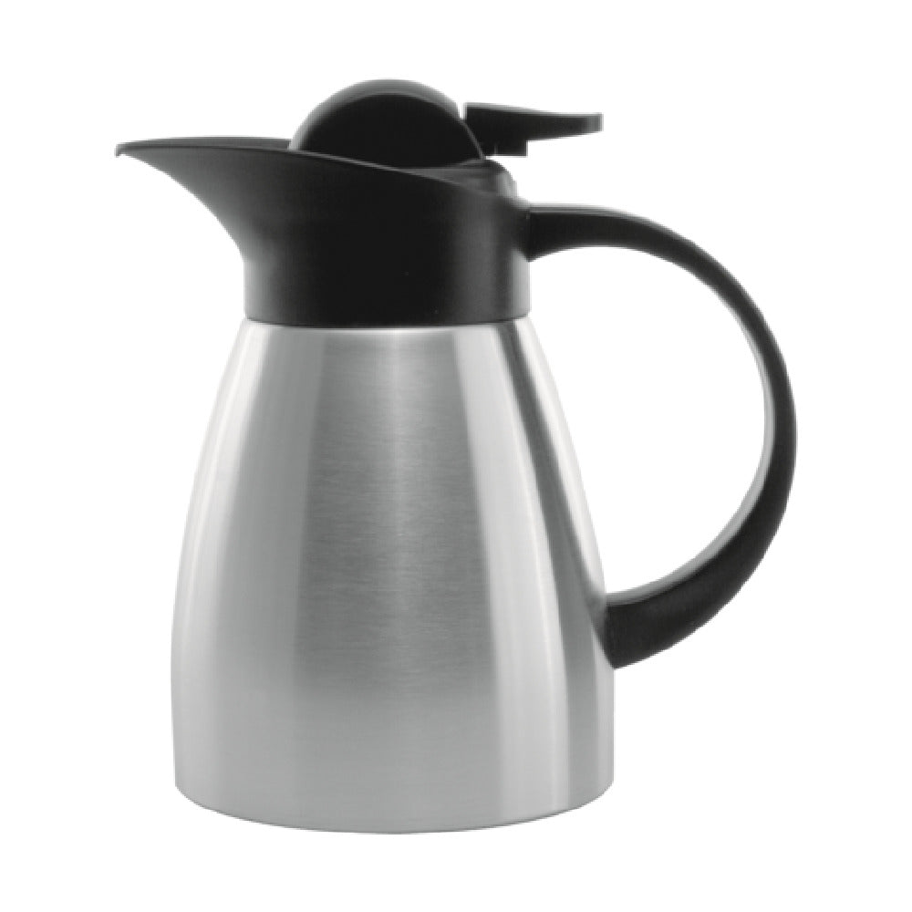 Service Ideas KVP67 Service Ideas Stainless Touch Carafe Push Botton Lid Vacuum Insulated