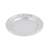 Bon Chef 1034WHTM Queen Anne Dinner Plate 10-1/2" Aluminum With Ceramic-look Coating