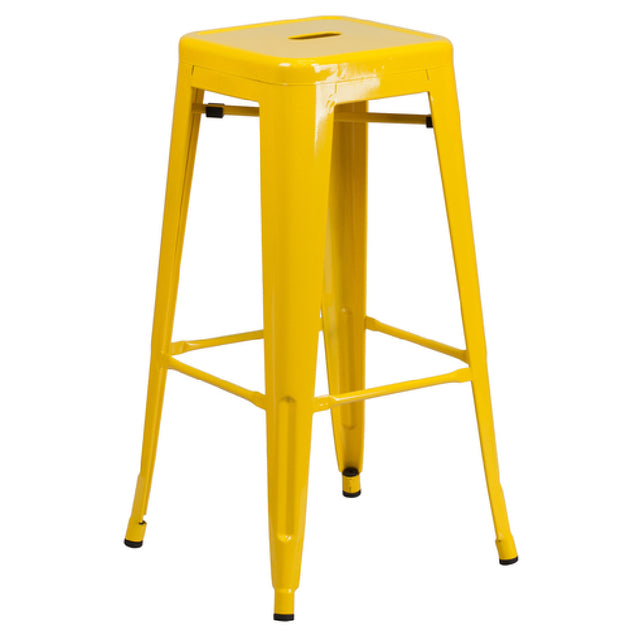 Flash Furniture CH-31320-30-YL-GG Bar Stool 500 Lb. Weight Capacity Backless