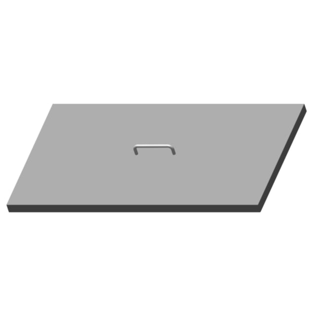 Hoshizaki HS-5073 Stainless Steel Lift-Off Cover Flat For 8-pan Top Opening